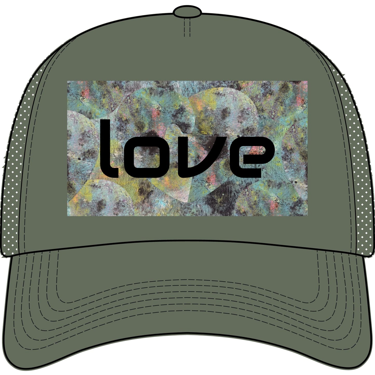 LOVE. Frame Foam Trucker Cap